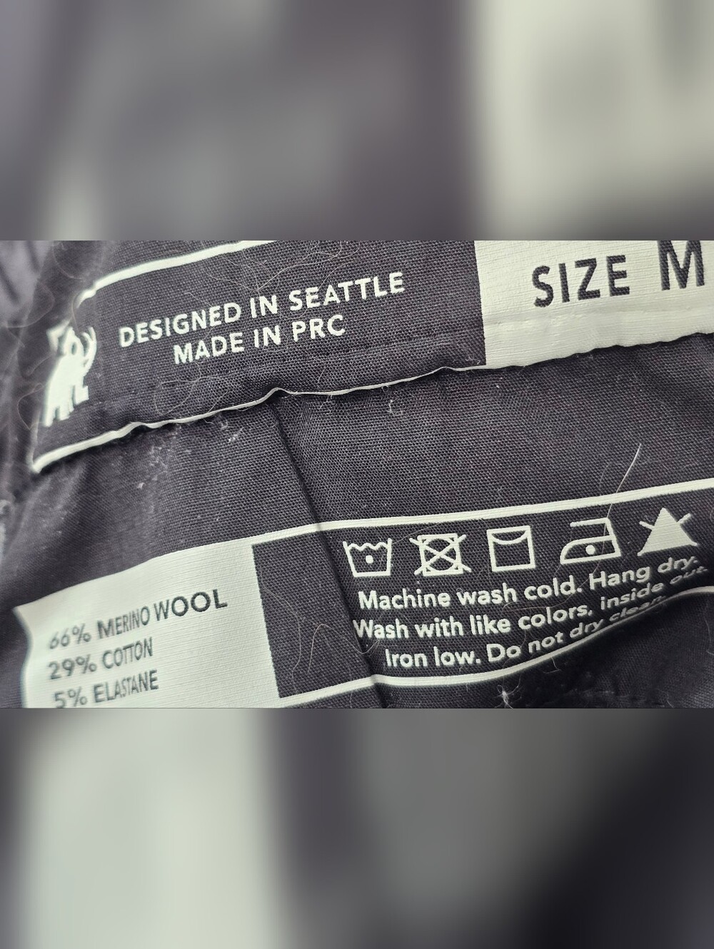 Woolly LongHaul Weekender Merino Wool Stretch Casual Straight Leg Pants Size M - Picture 12 of 13